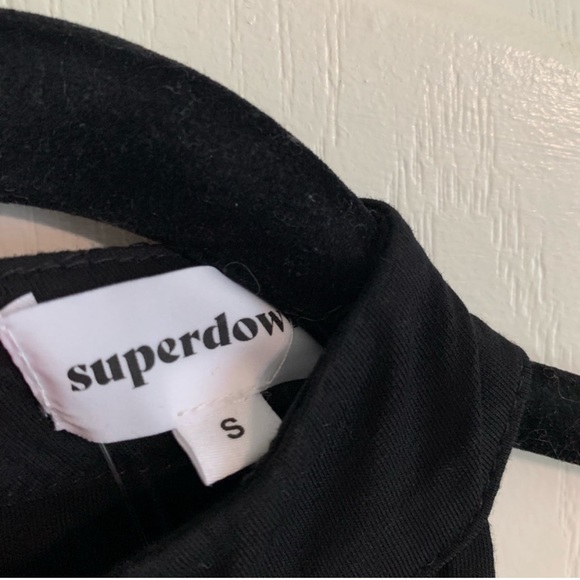 Superdown Mansa Slit Midi Dress New with Tag in Black Sz S Revolve - Picture 4 of 4